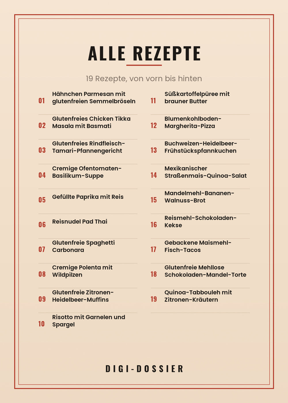 Alle Rezepte in diesem Kochbuch