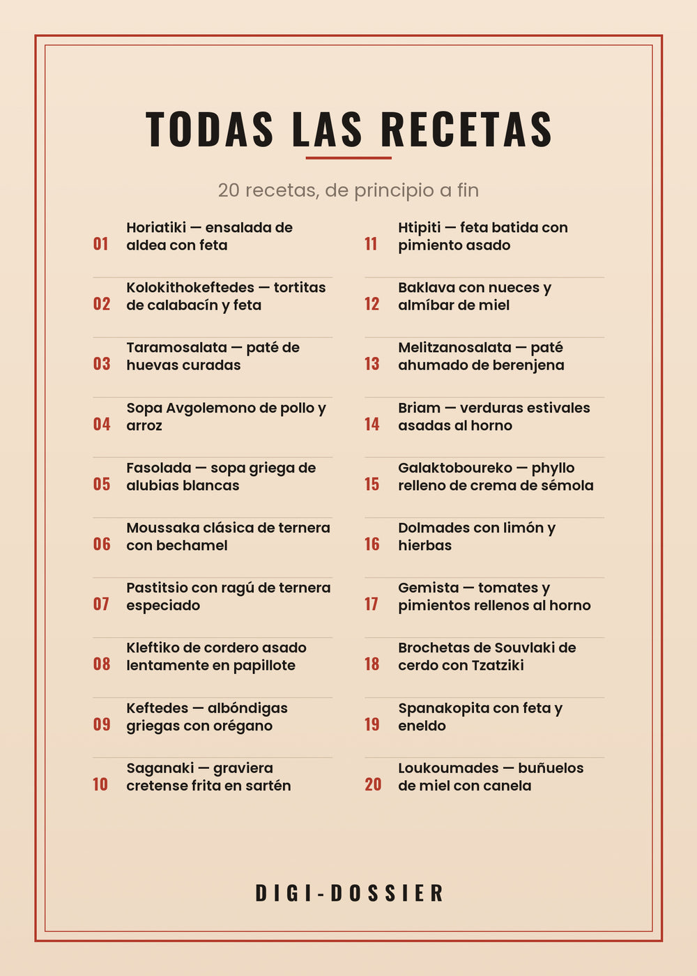 Todas las recetas de este libro