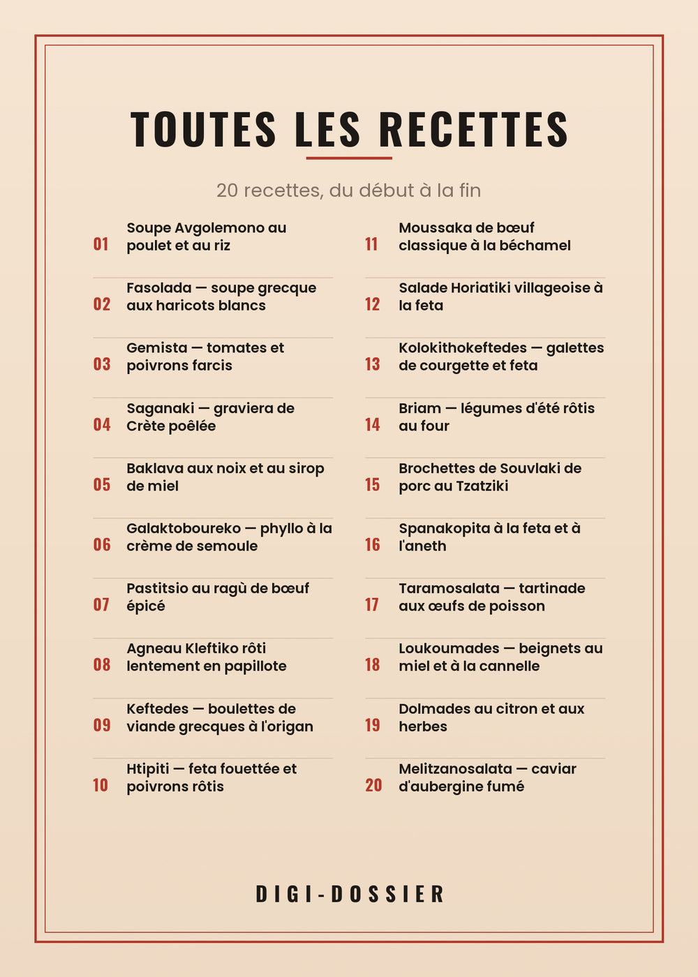 Toutes les recettes de ce livre