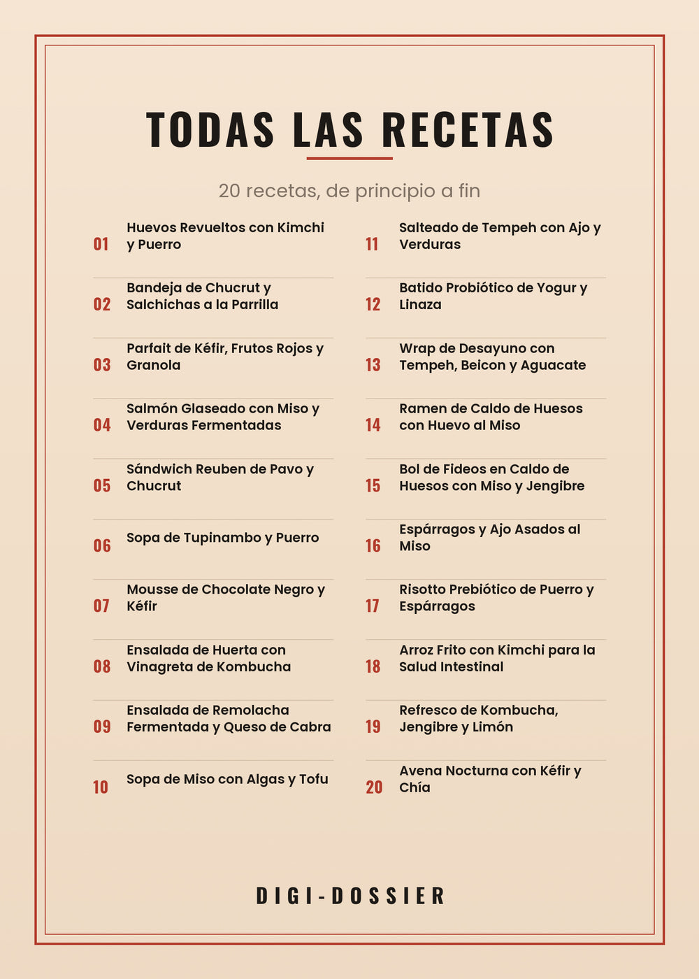 Todas las recetas de este libro