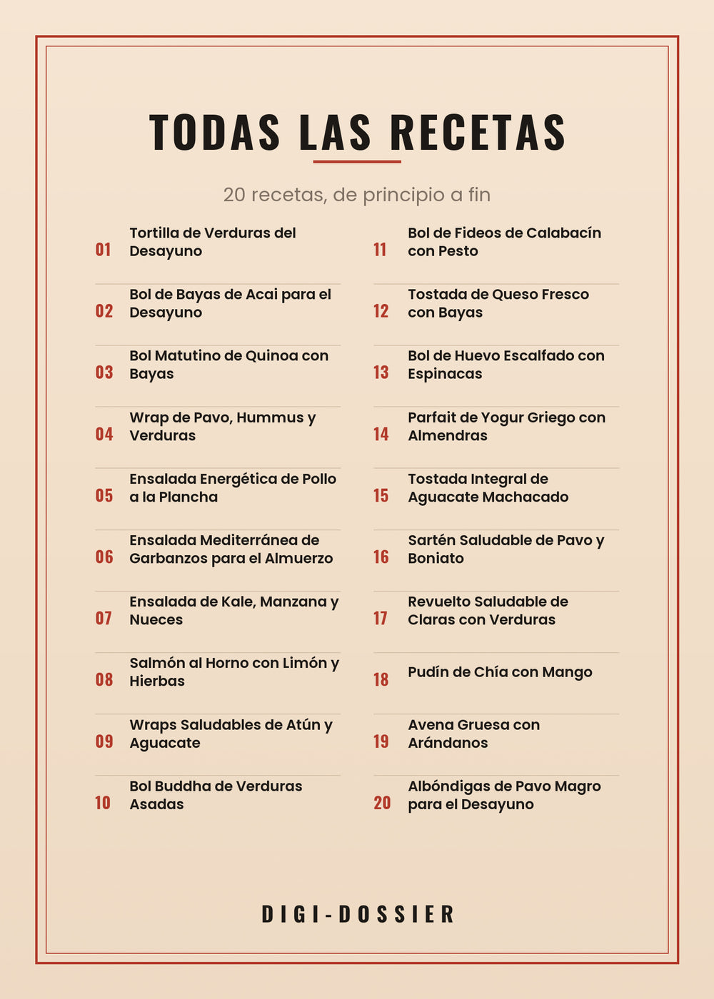 Todas las recetas de este libro