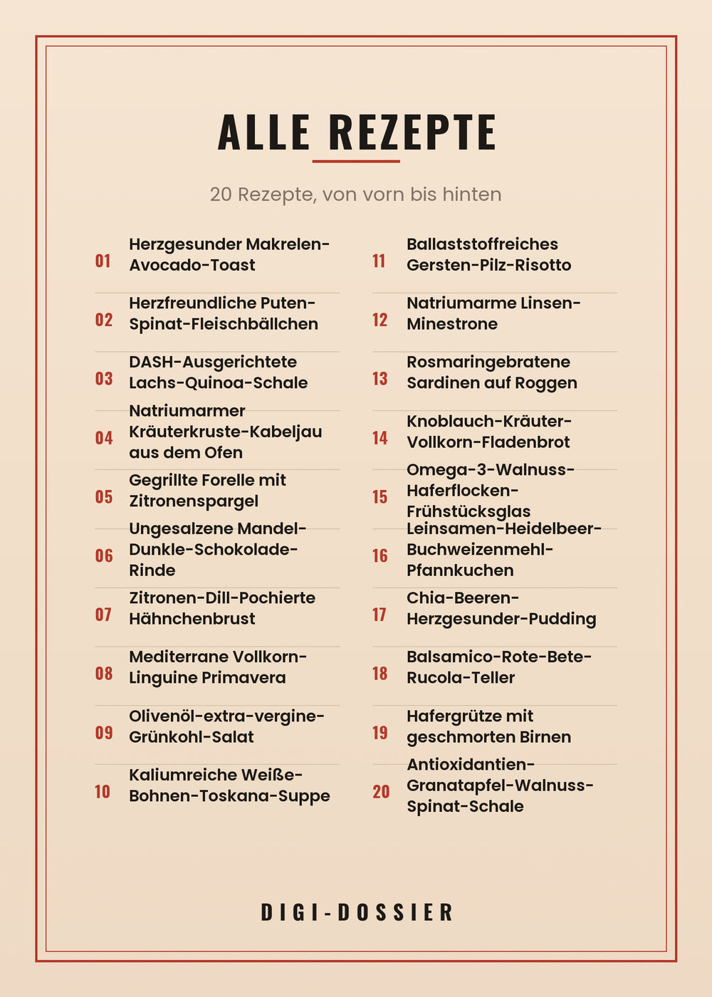 Alle Rezepte in diesem Kochbuch