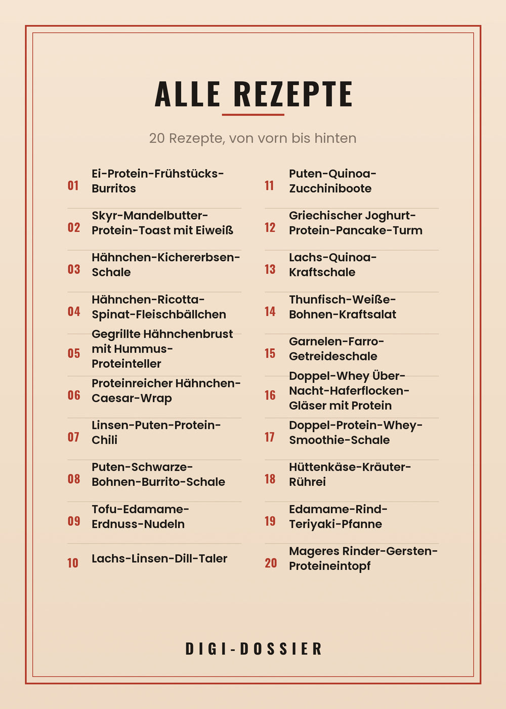 Alle Rezepte in diesem Kochbuch