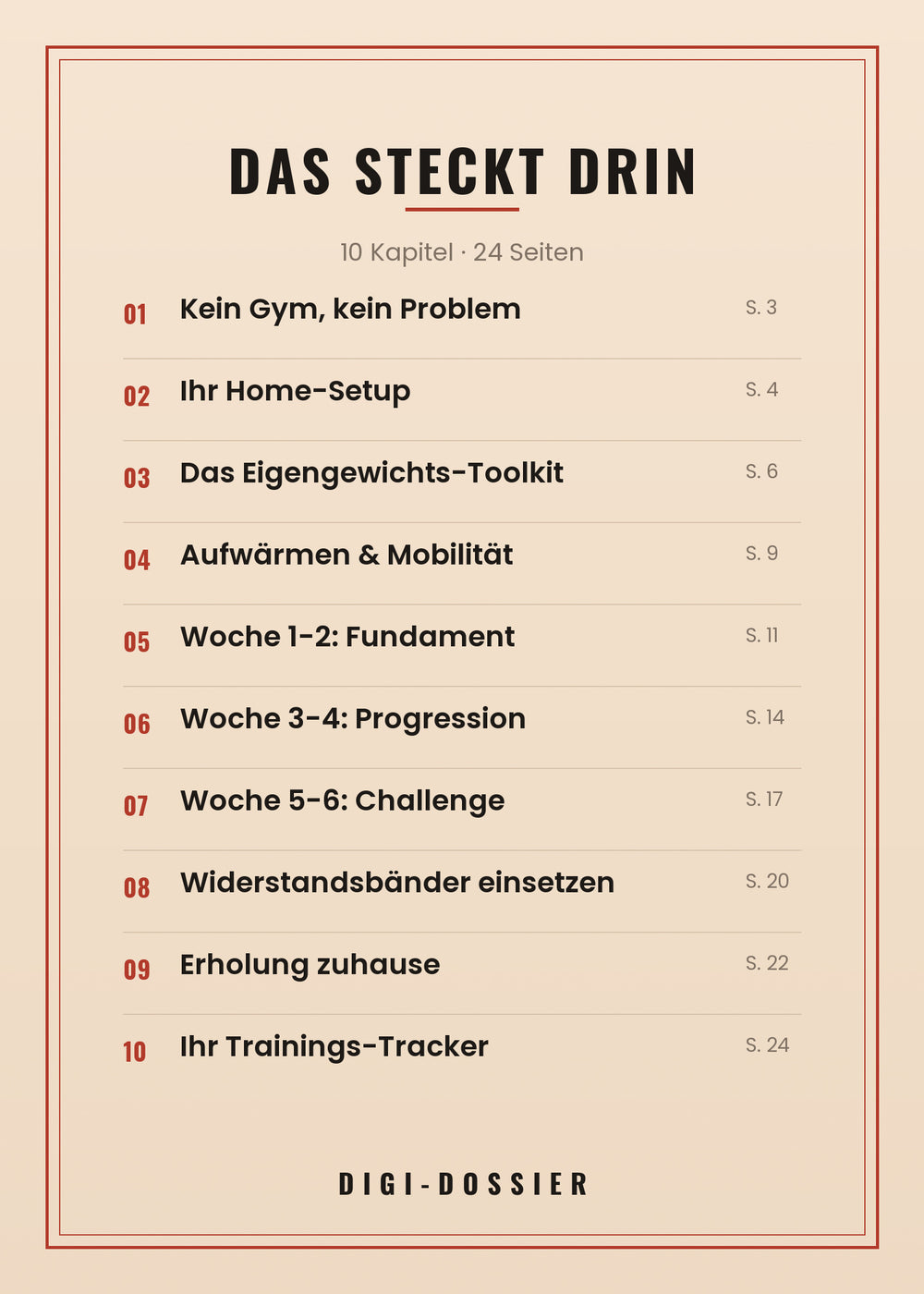 Das steckt drin — alle Kapitel