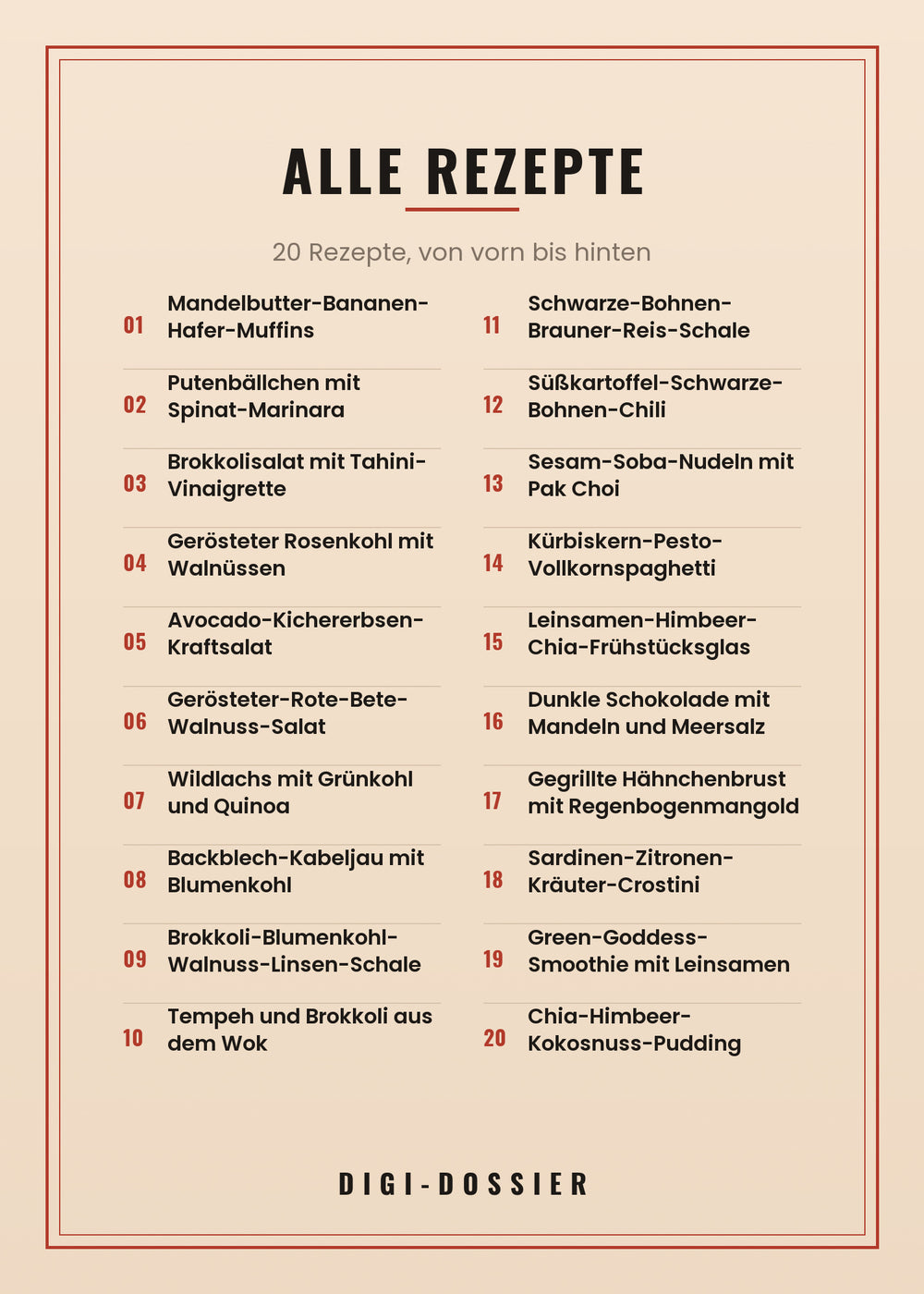 Alle Rezepte in diesem Kochbuch