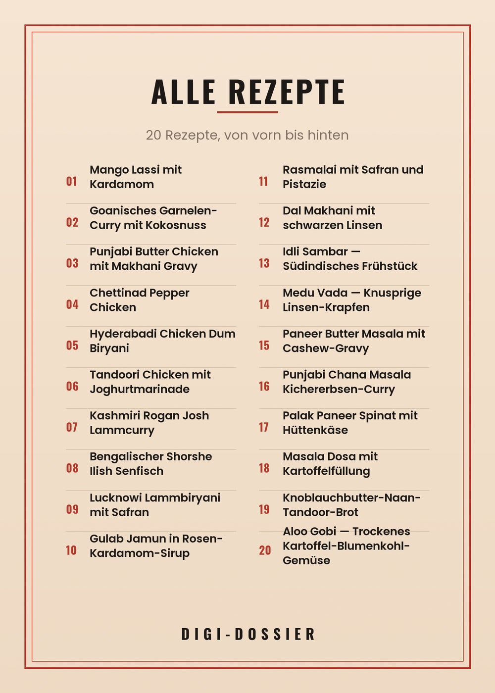Alle Rezepte in diesem Kochbuch