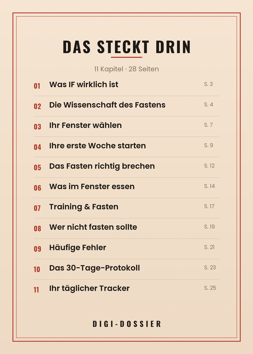 Das steckt drin — alle Kapitel