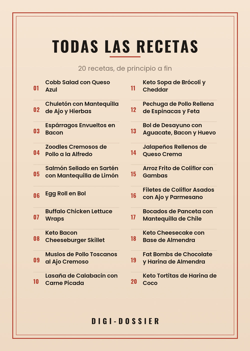 Todas las recetas de este libro