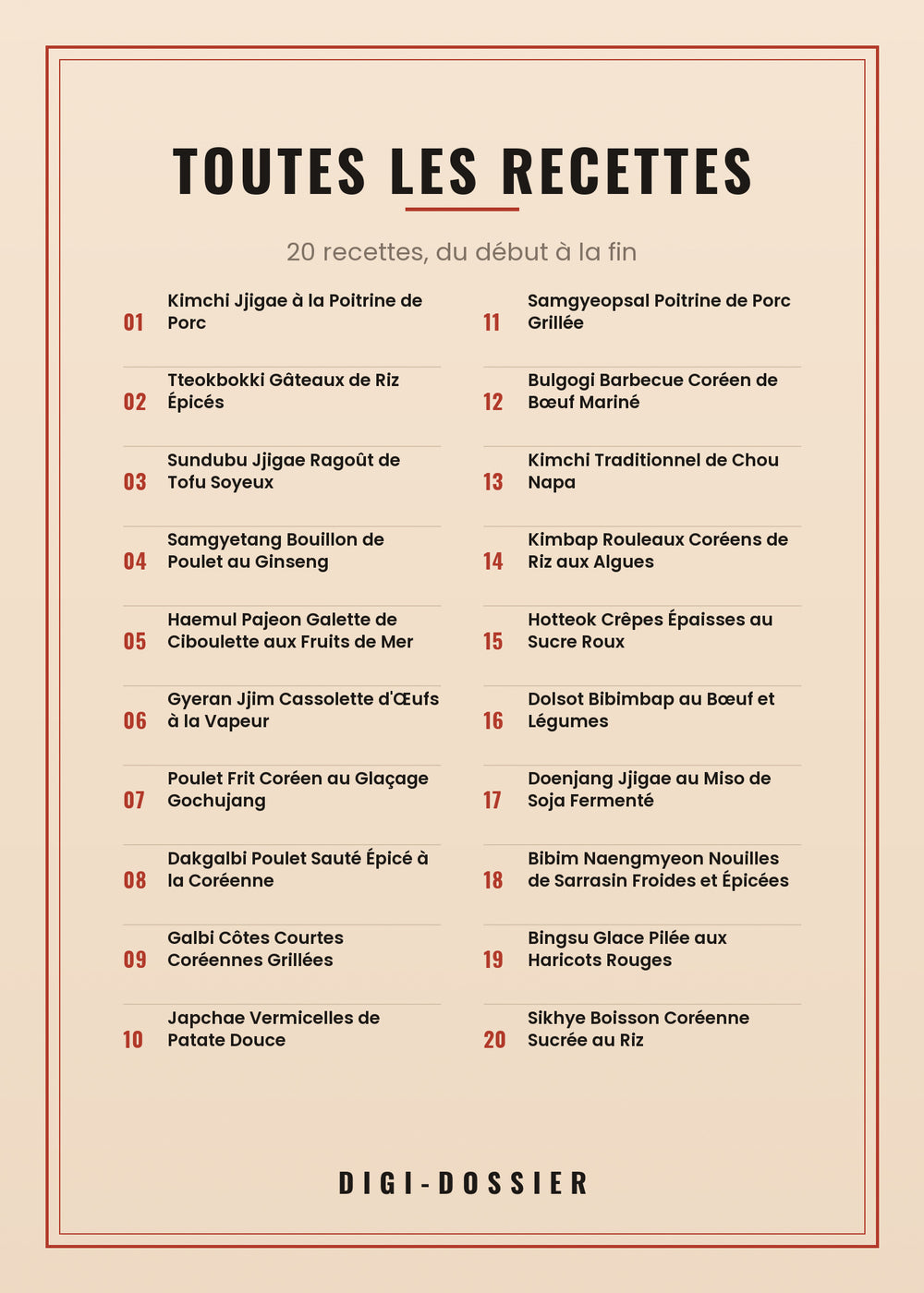 Toutes les recettes de ce livre