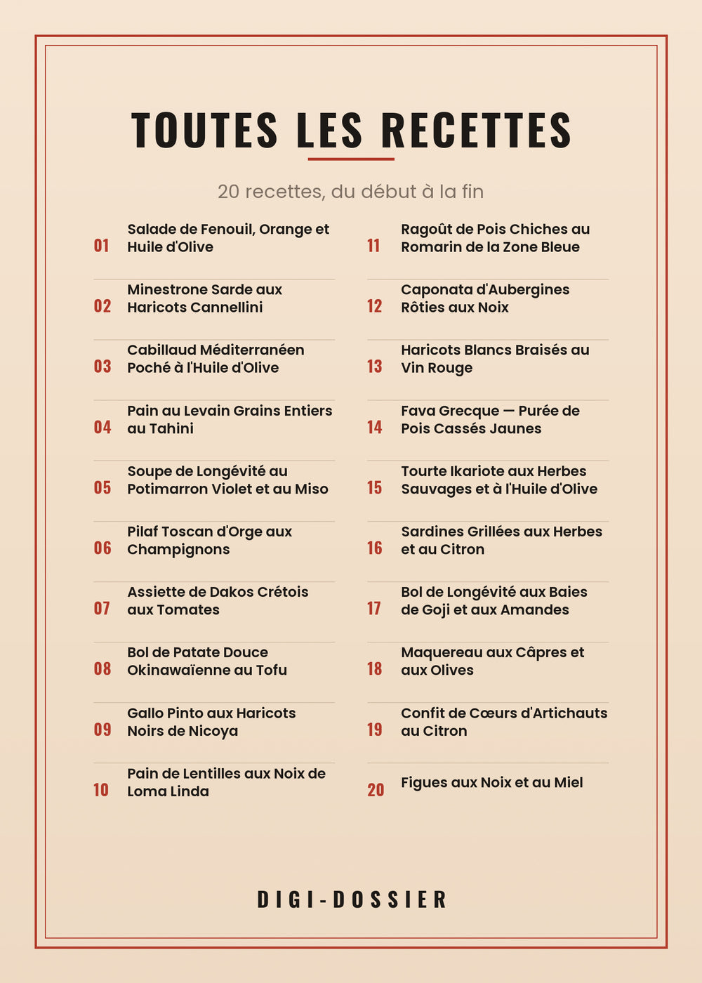 Toutes les recettes de ce livre