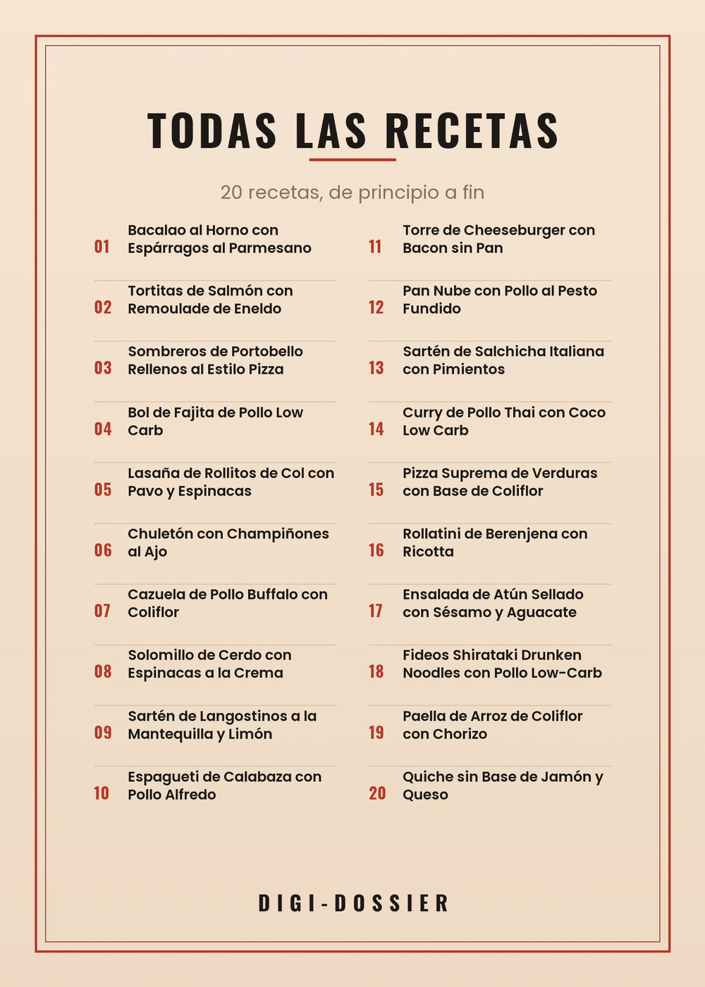 Todas las recetas de este libro