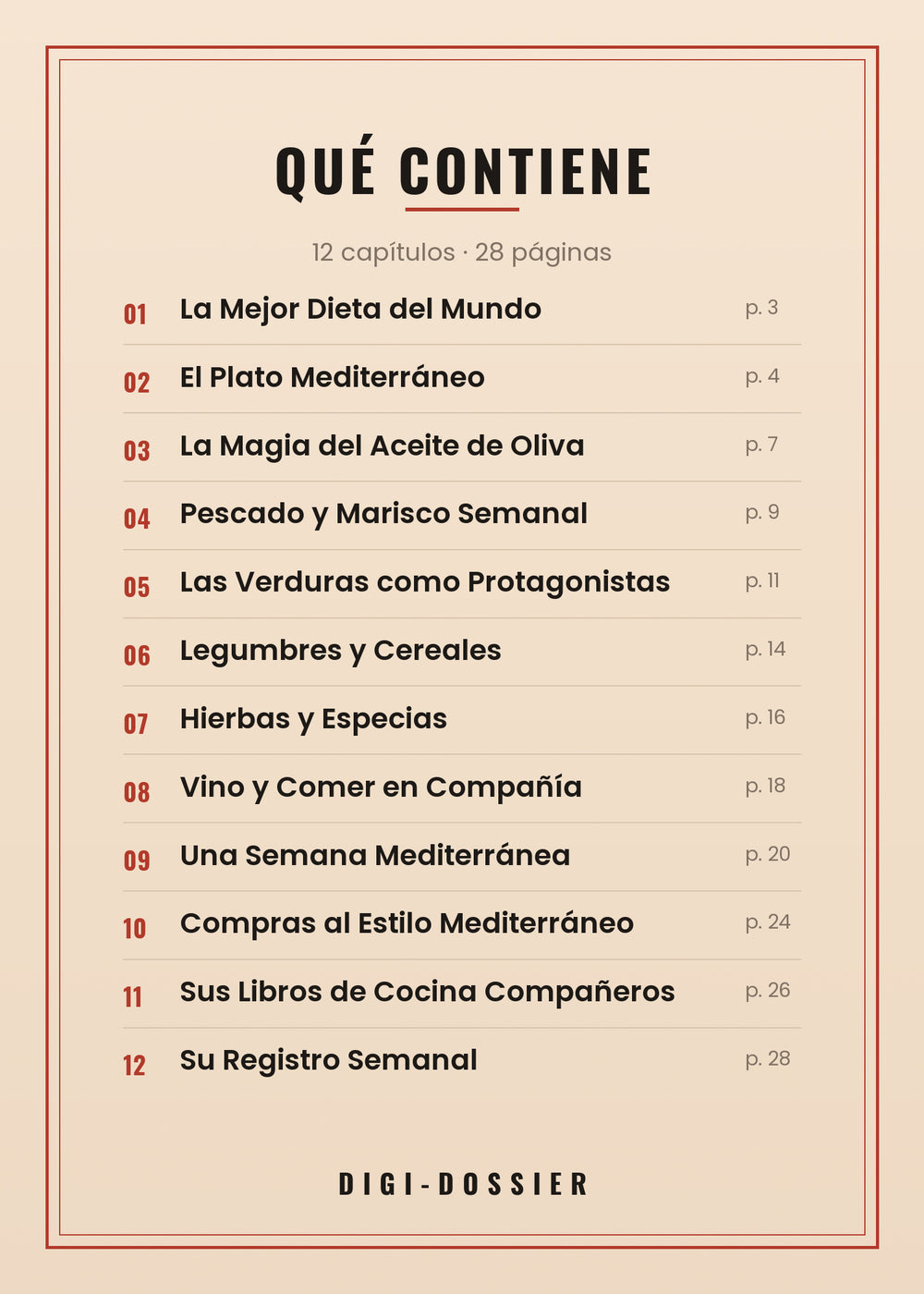 Qué contiene — todos los capítulos