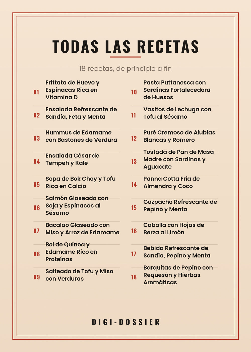 Todas las recetas de este libro