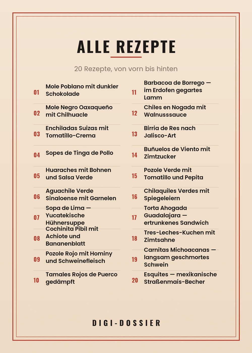 Alle Rezepte in diesem Kochbuch