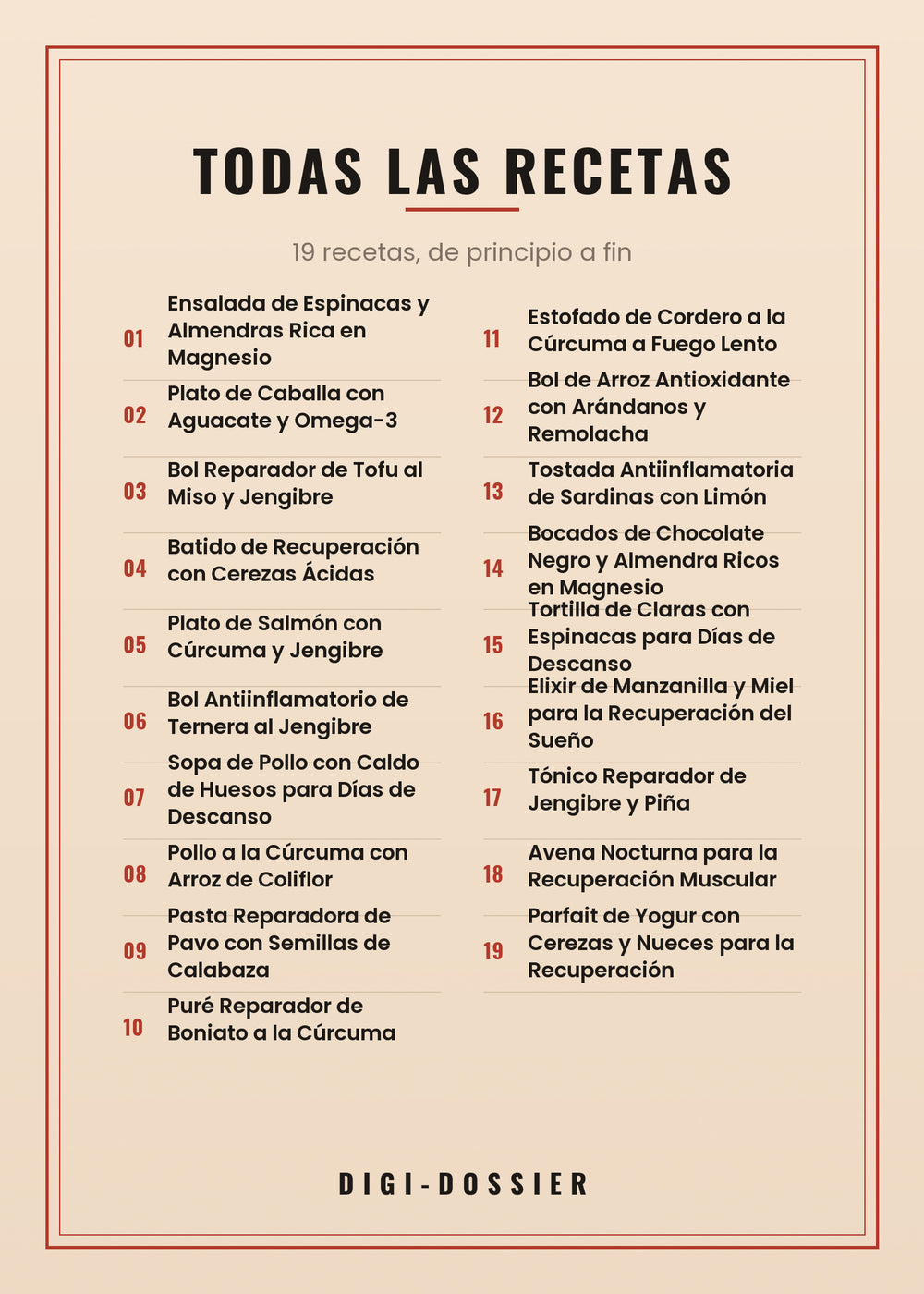 Todas las recetas de este libro