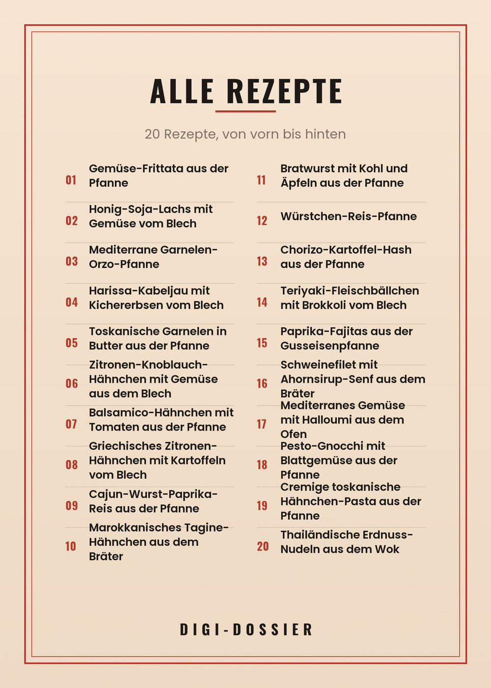 Alle Rezepte in diesem Kochbuch