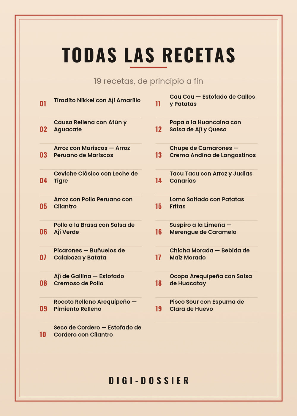 Todas las recetas de este libro