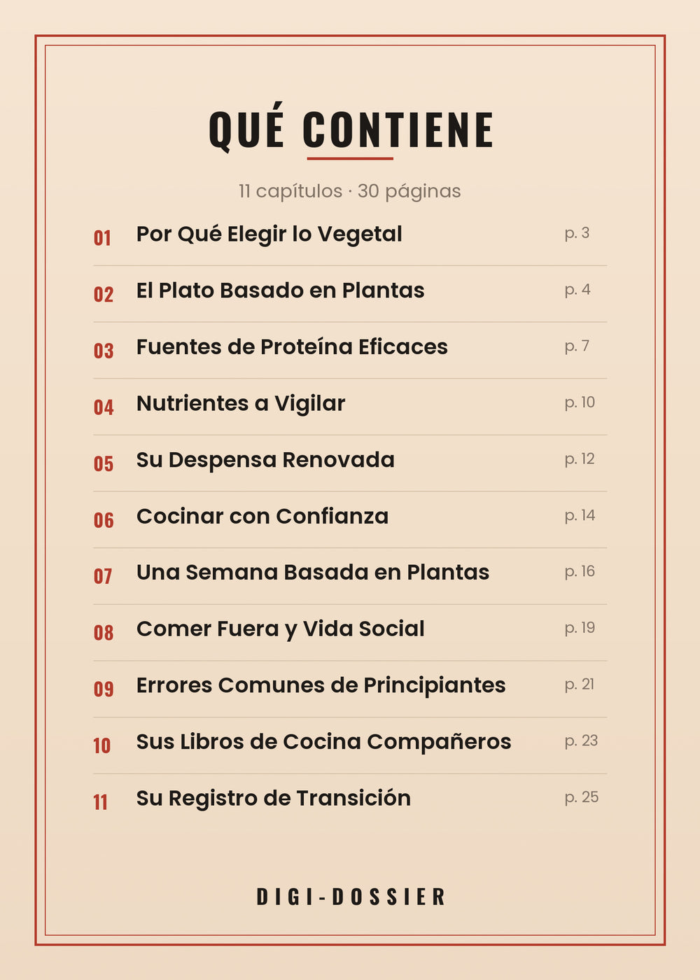 Qué contiene — todos los capítulos