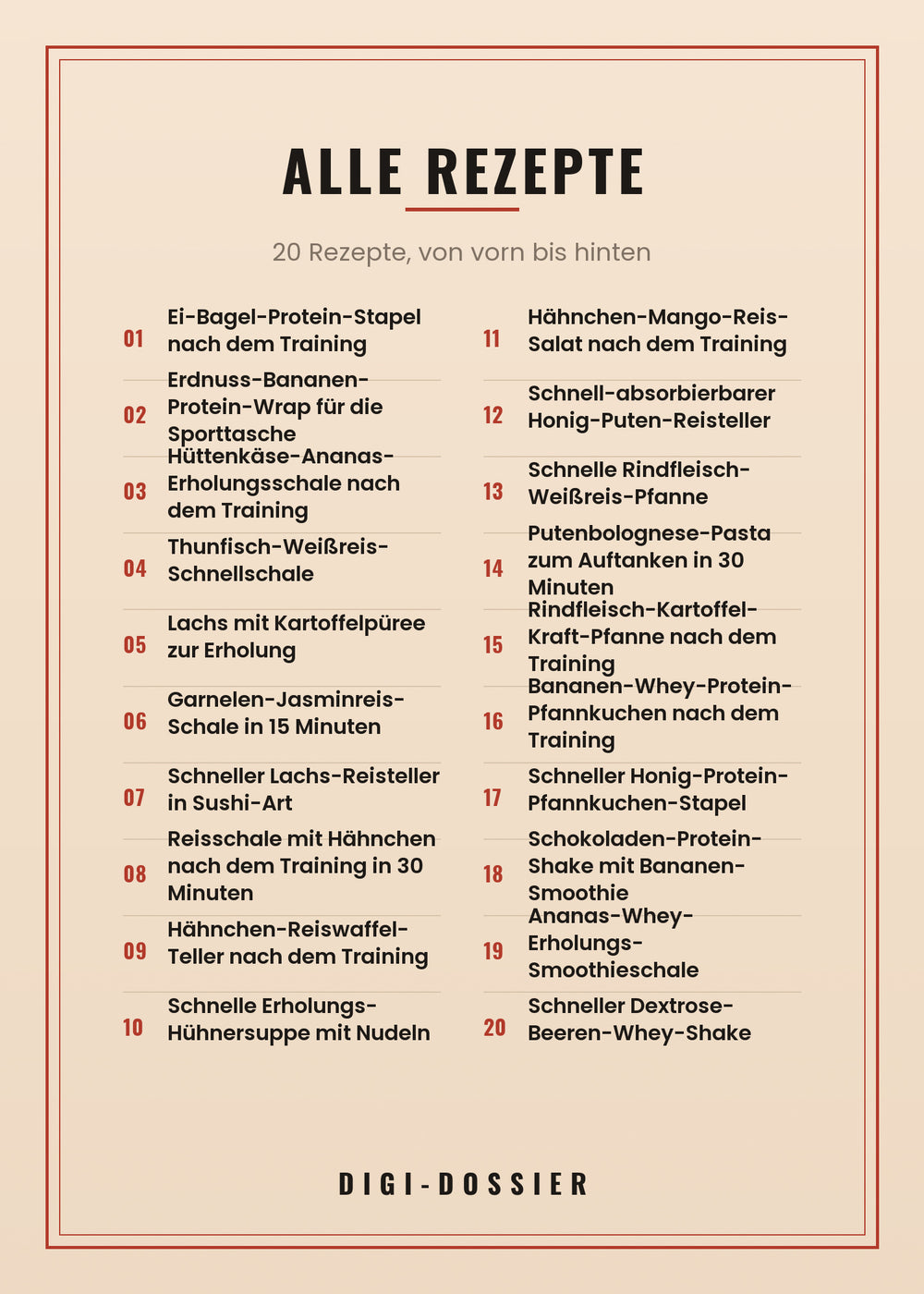 Alle Rezepte in diesem Kochbuch