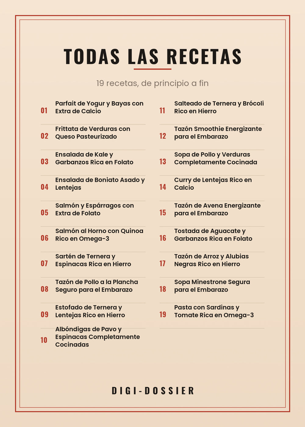 Todas las recetas de este libro