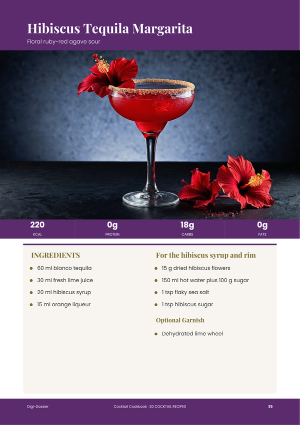 Sample recipe page &mdash; Cocktail Recipes