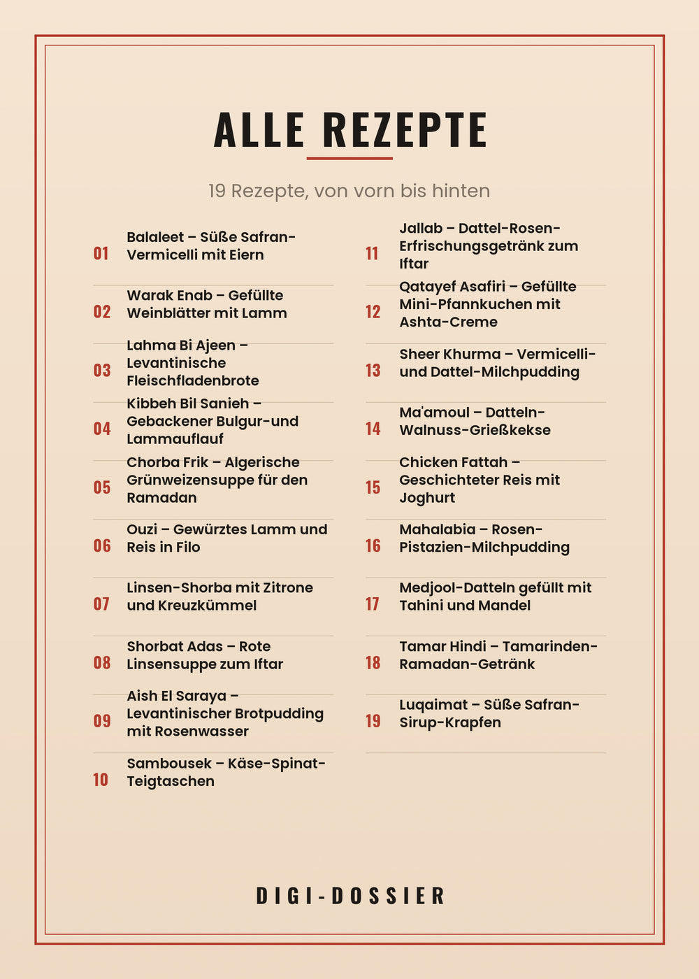 Alle Rezepte in diesem Kochbuch