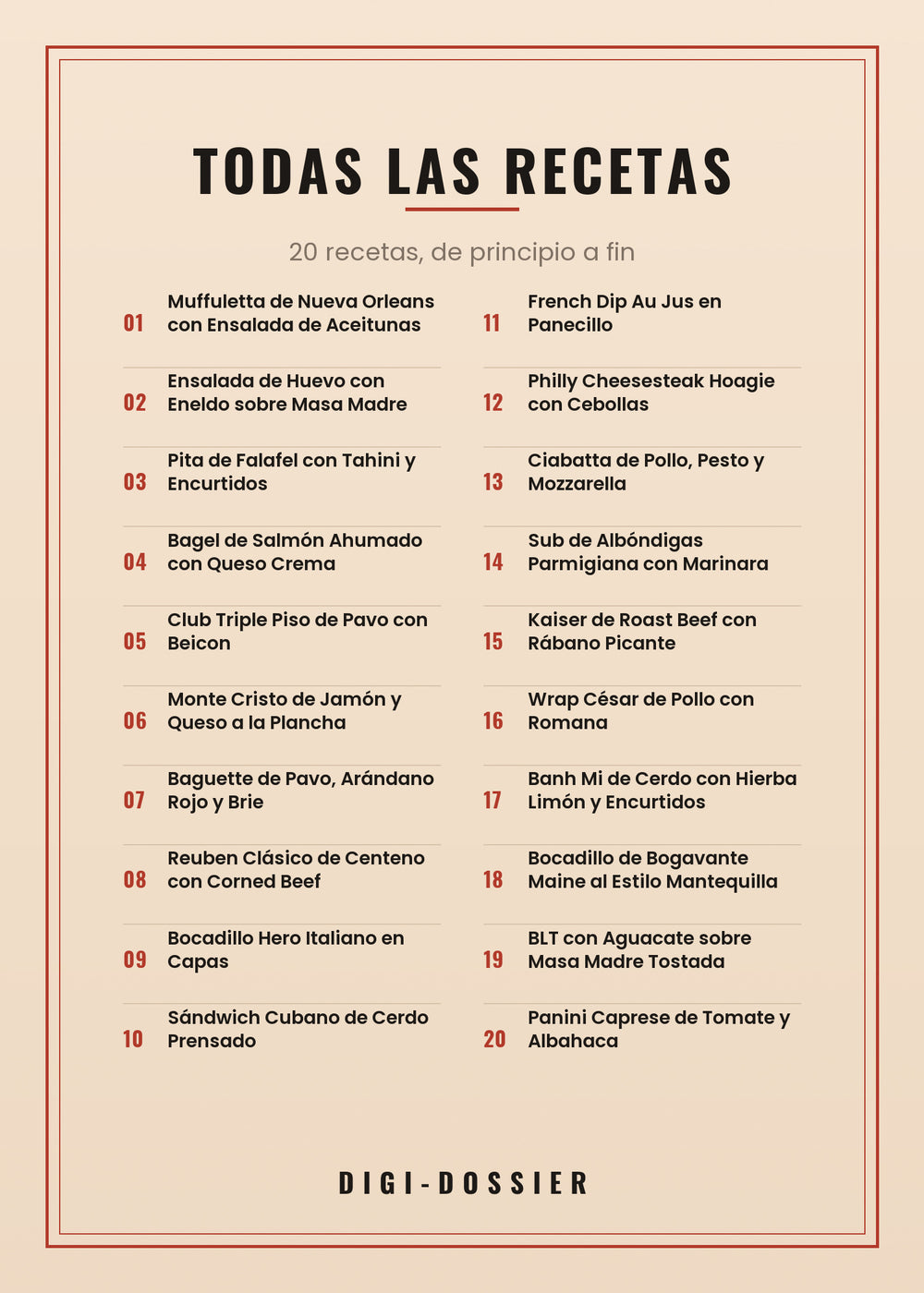 Todas las recetas de este libro