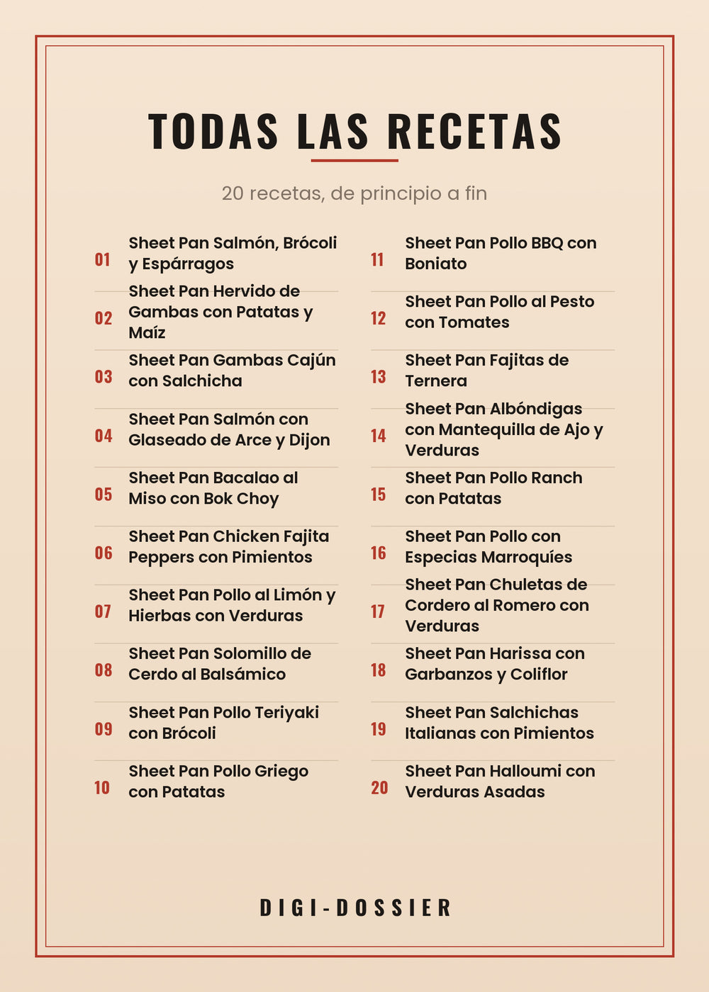 Todas las recetas de este libro