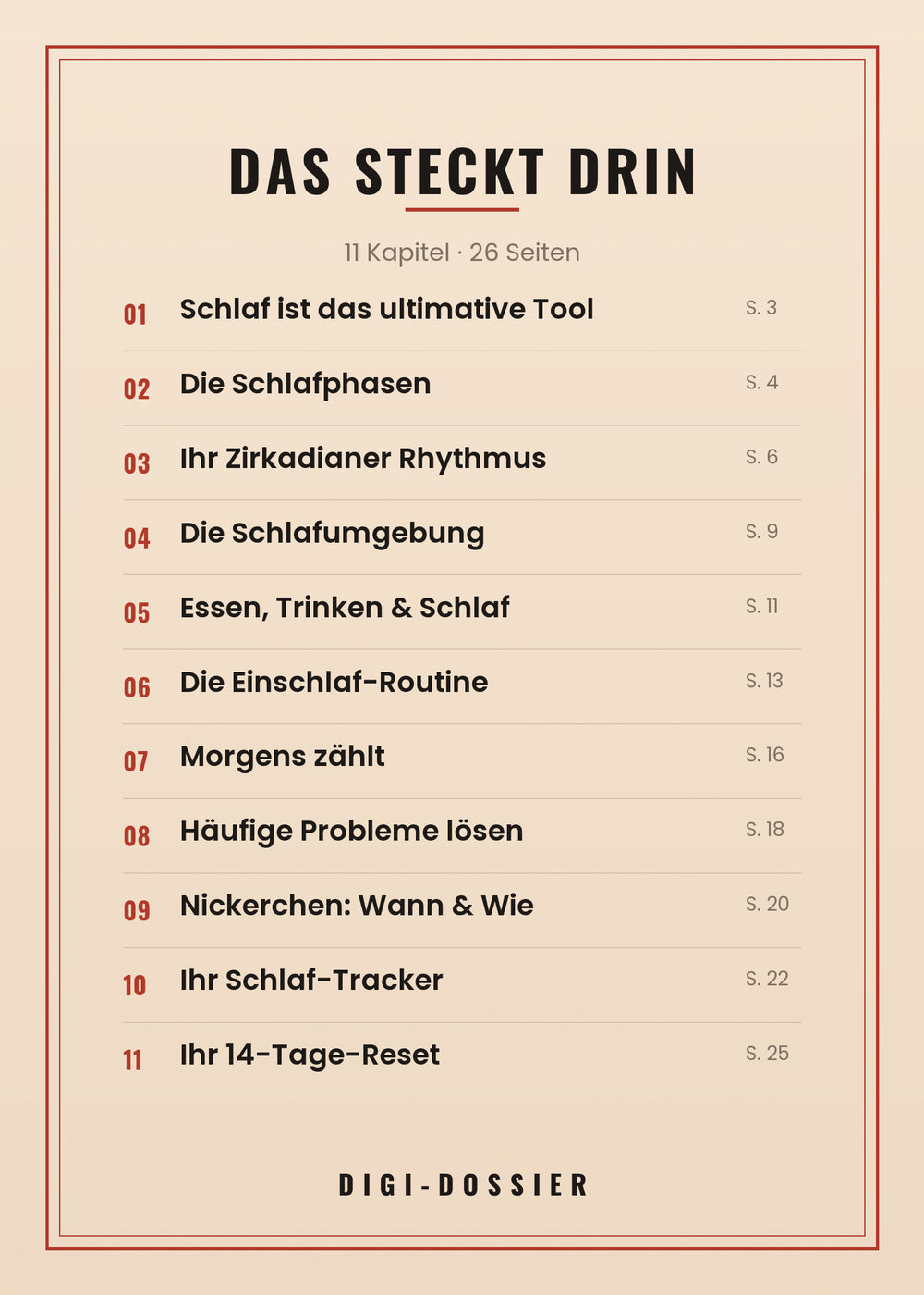 Das steckt drin — alle Kapitel