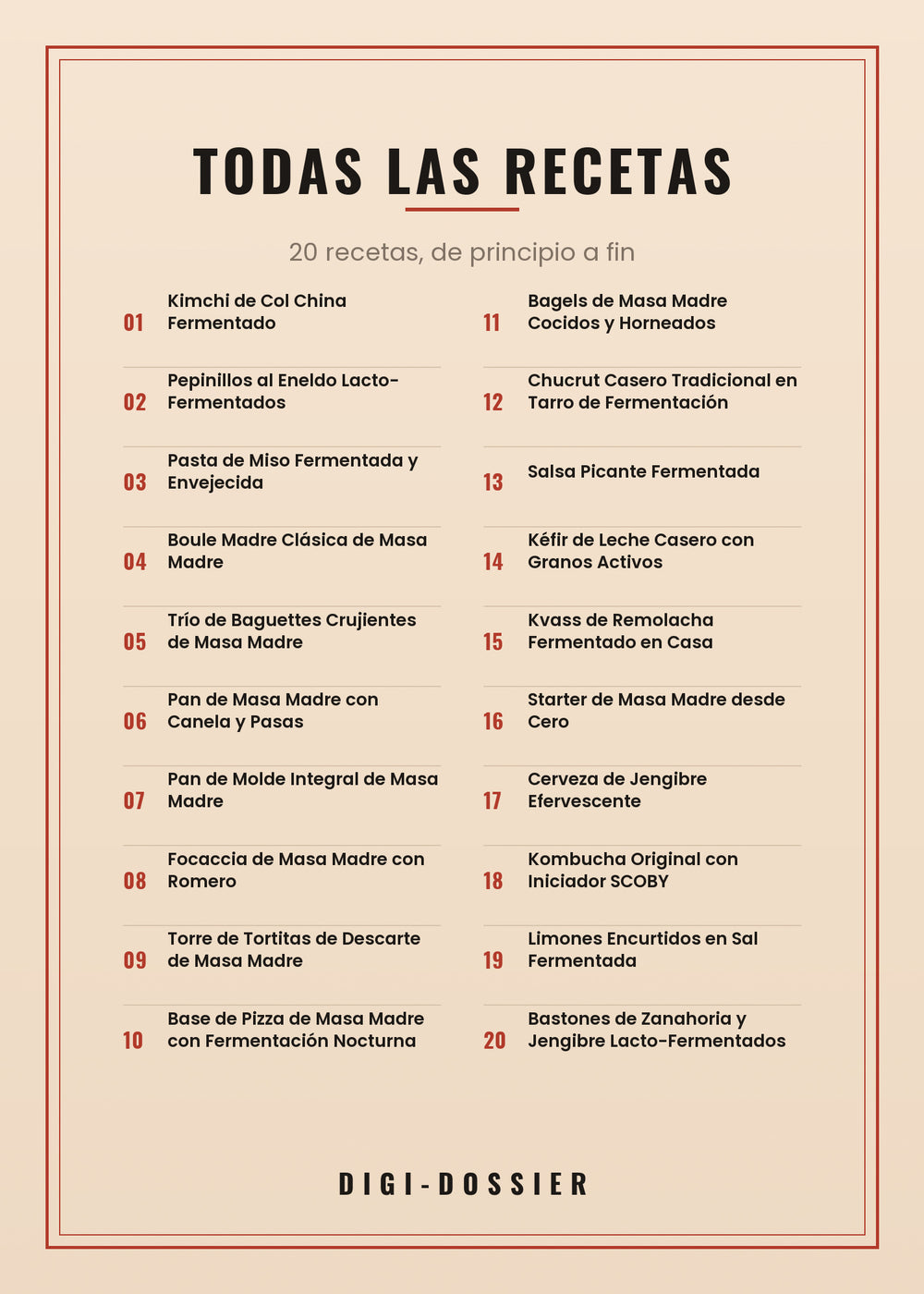 Todas las recetas de este libro