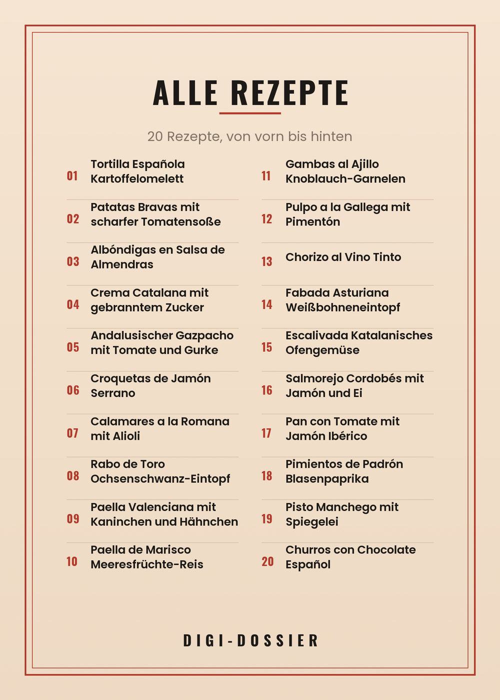 Alle Rezepte in diesem Kochbuch