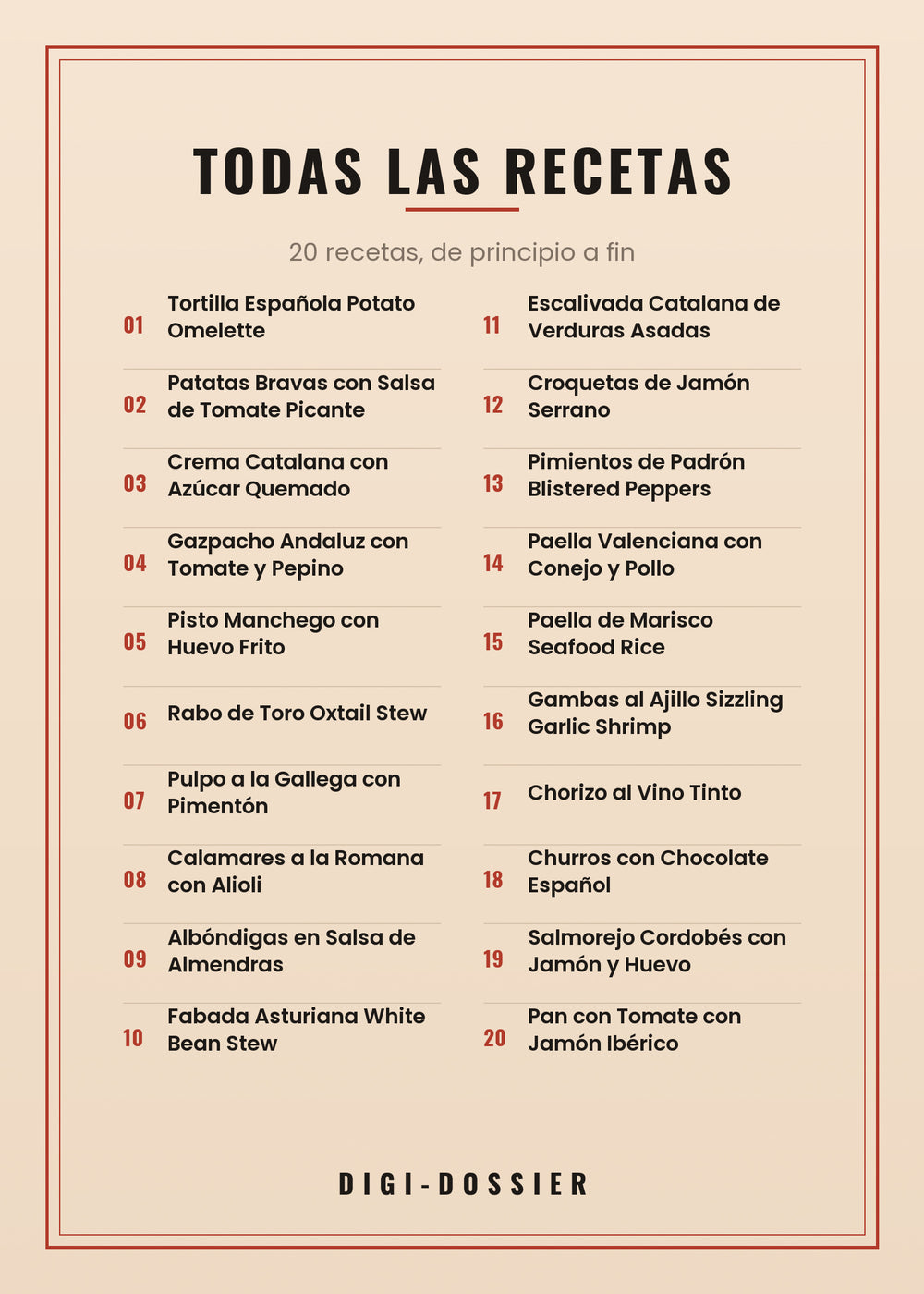 Todas las recetas de este libro