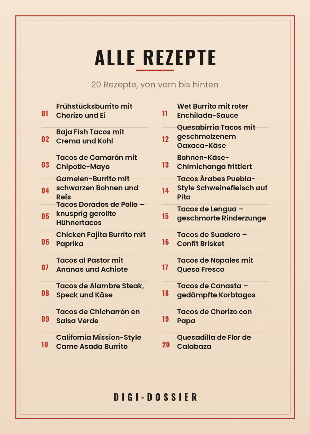 Alle Rezepte in diesem Kochbuch