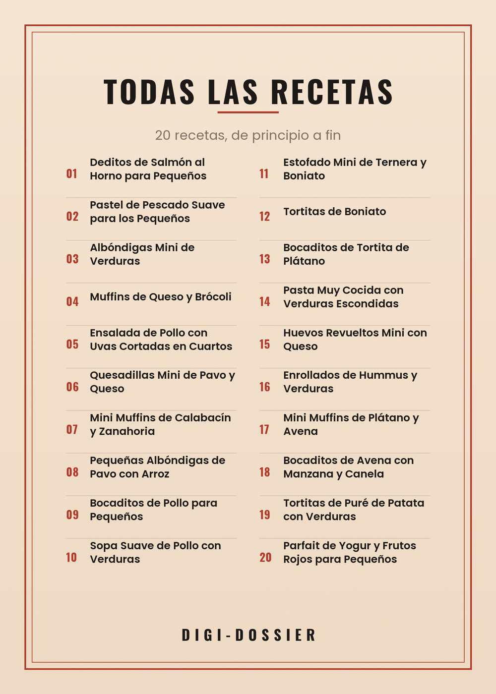 Todas las recetas de este libro