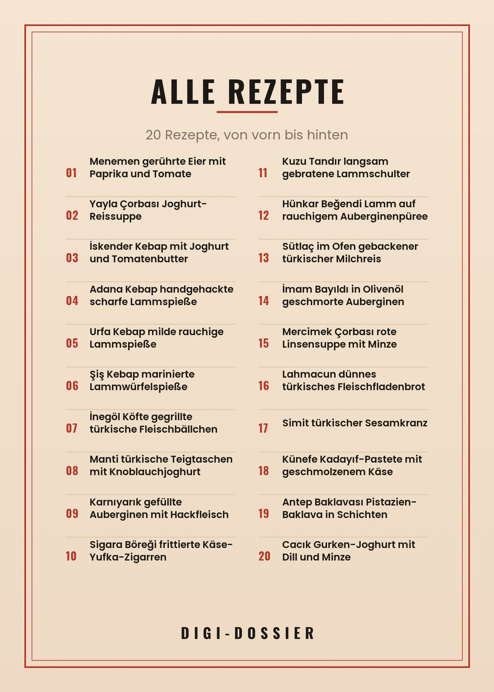 Alle Rezepte in diesem Kochbuch