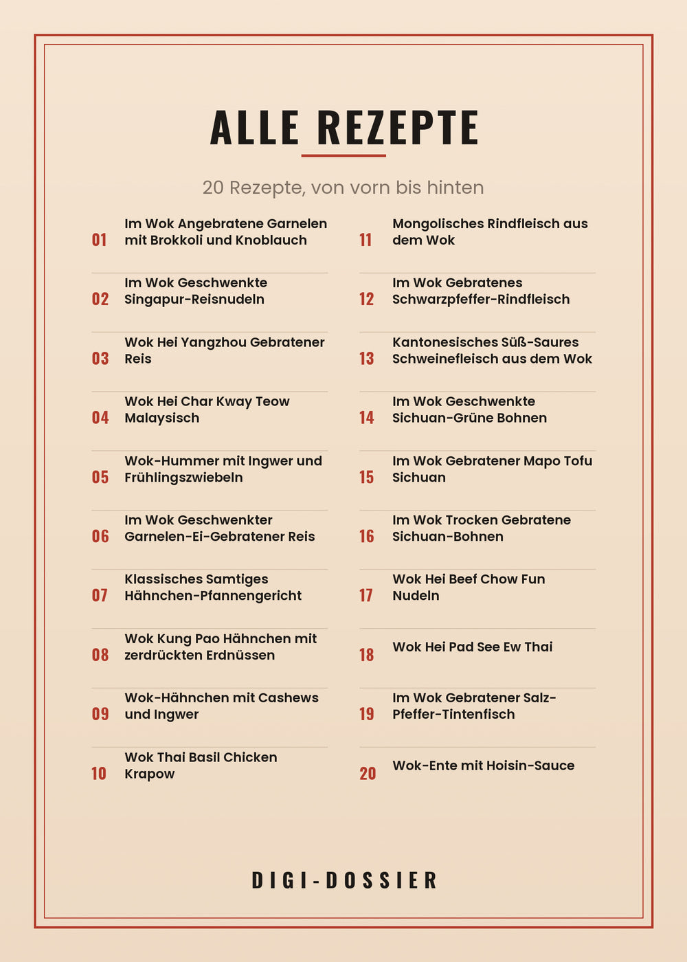 Alle Rezepte in diesem Kochbuch