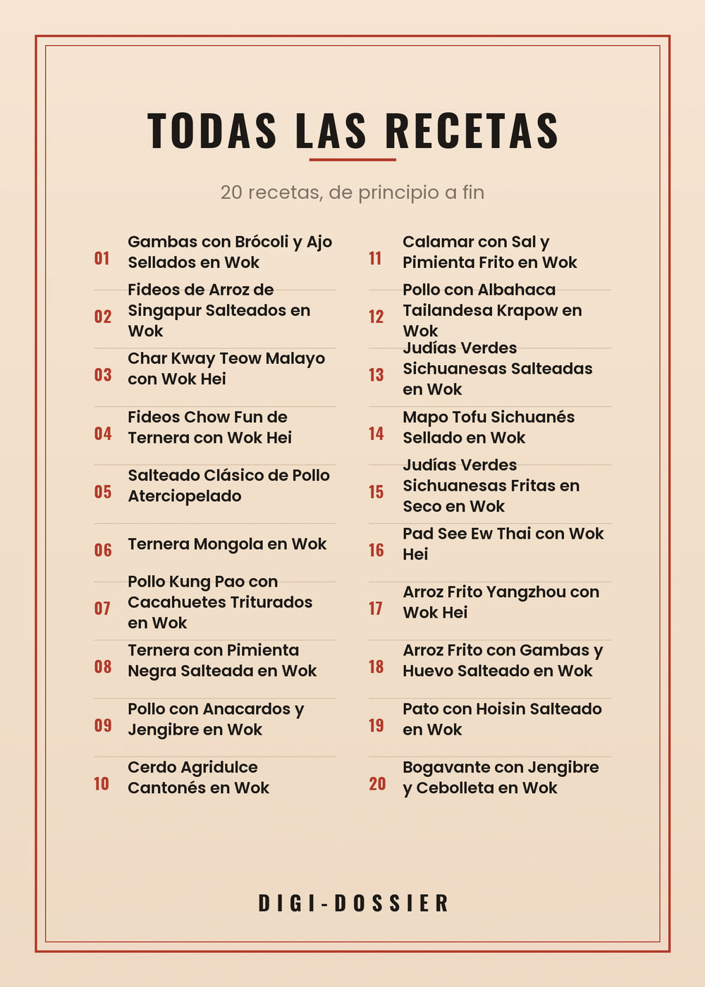 Todas las recetas de este libro