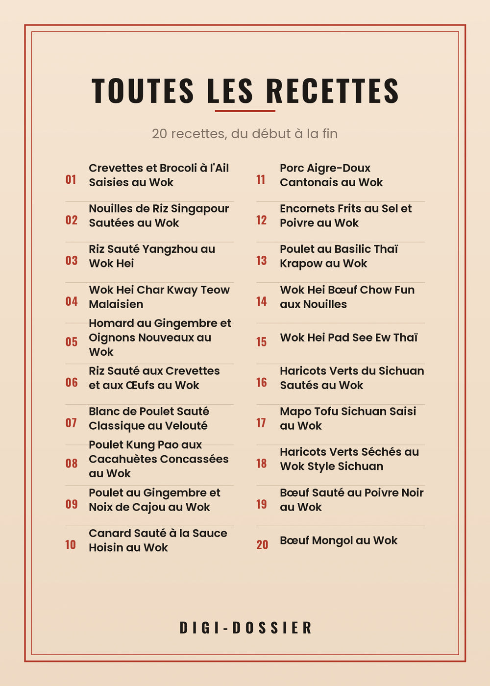 Toutes les recettes de ce livre